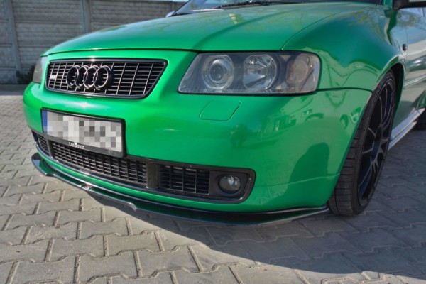 MAXTON DESIGN - Spoiler pod Predný náraznik AUDI S3 8L , Čierny lesk – Obrázok 3