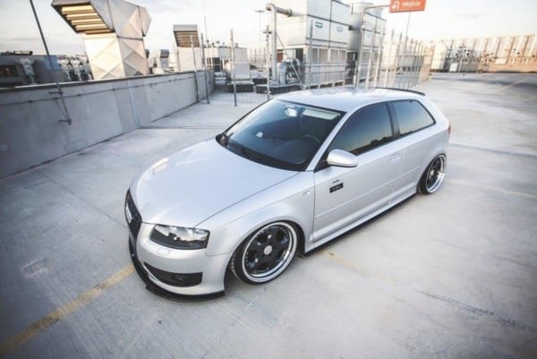 MAXTON DESIGN - Spoiler pod Predný náraznik Audi S3 8P , Čierny lesk – Obrázok 3