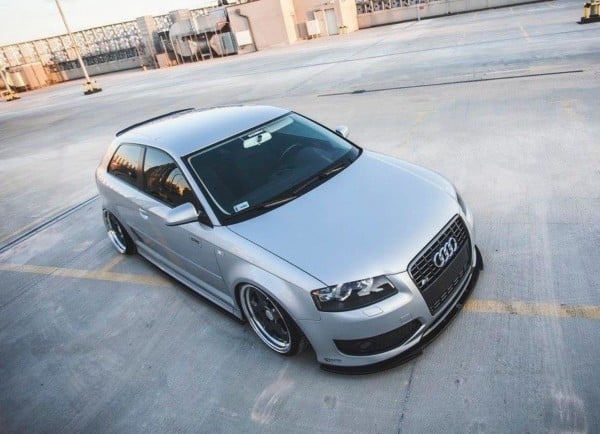 MAXTON DESIGN - Spoiler pod Predný náraznik Audi S3 8P , Čierny lesk – Obrázok 4