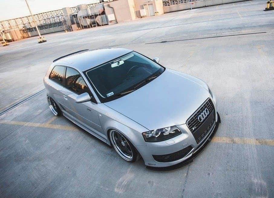 MAXTON DESIGN - Spoiler pod Predný náraznik Audi S3 8P , Čierny lesk – Obrázok 4