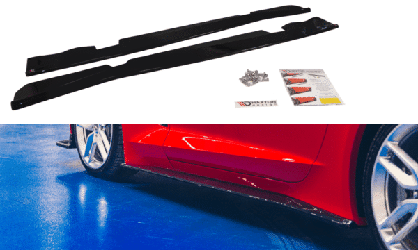 MAXTON DESIGN - Lišty pod prahy CHEVROLET CORVETTE C7 , Textured