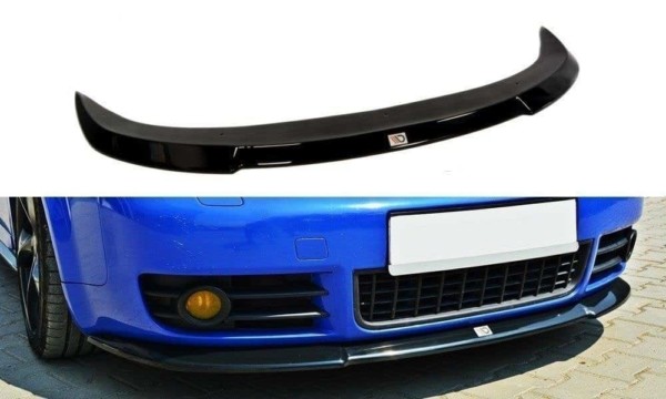 MAXTON DESIGN - Spoiler pod Predný náraznik   AUDI S4 B6 , Čierny lesk