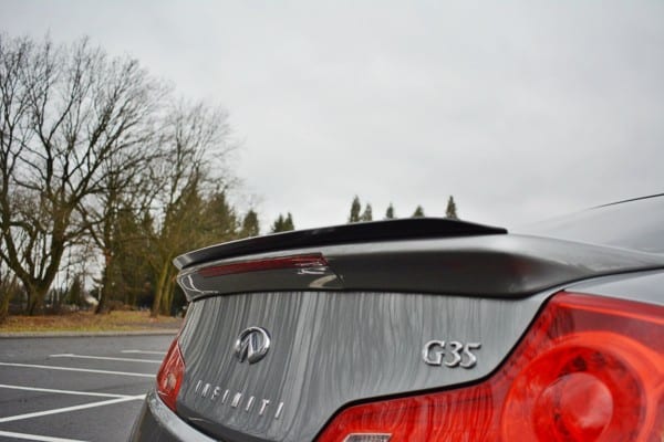 MAXTON DESIGN - Predlženie spoilera INFINITI G35 COUPE , Čierny lesk – Obrázok 2