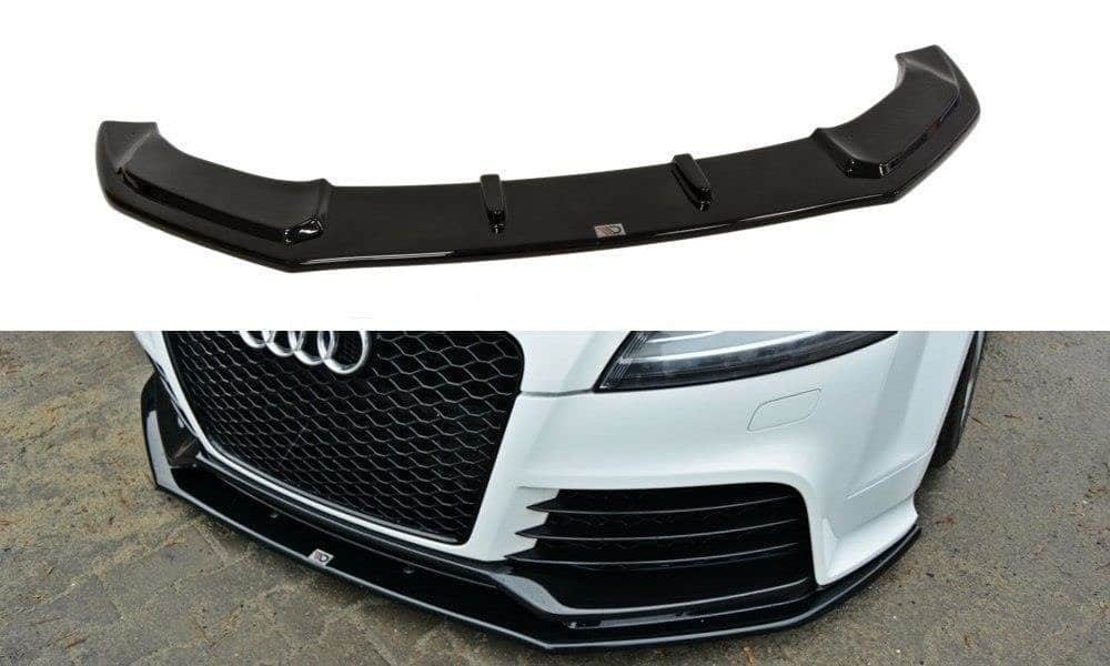 MAXTON DESIGN - Spoiler pod Predný náraznik V.1 Audi TT RS 8J , Čierny lesk