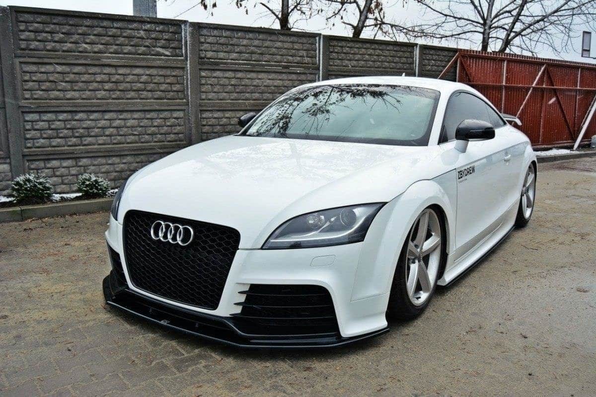 MAXTON DESIGN - Spoiler pod Predný náraznik V.1 Audi TT RS 8J , Čierny lesk – Obrázok 4