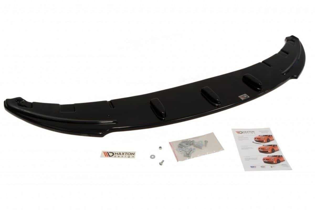 MAXTON DESIGN - Spoiler pod Predný náraznik vhodné pre BMW 1 E81 / E87 (STANDARD FACELIFT MODEL) , Čierny lesk – Obrázok 2