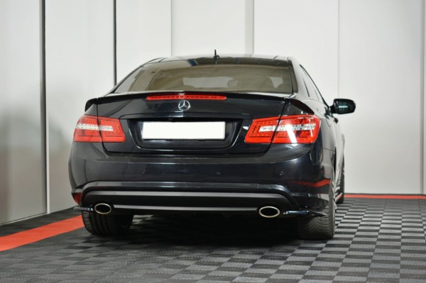 MAXTON DESIGN - Bočné difúzory zadného náraznika  Mercedes-Benz E-Class W207 Coupe AMG-Line , Čierny lesk – Obrázok 4