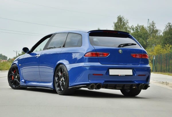 MAXTON DESIGN - Difúzor zadného náraznika  ALFA ROMEO 156 GTA SW , 
Čierny lesk – Obrázok 3
