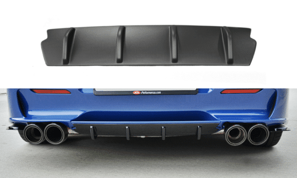 MAXTON DESIGN - Difúzor zadného náraznika  ALFA ROMEO 156 GTA SW , 
Čierny lesk