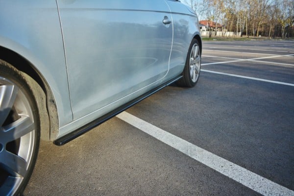 MAXTON DESIGN - Lišty pod prahy VW EOS , Čierny lesk – Obrázok 3