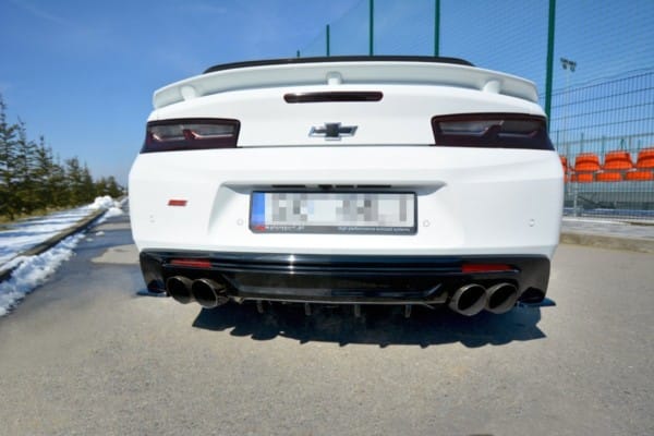 MAXTON DESIGN - Difúzor zadného náraznika  CHEVROLET CAMARO 6TH-GEN. PHASE-I 2SS COUPE , Čierny lesk – Obrázok 4
