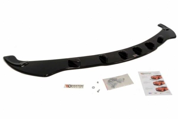 MAXTON DESIGN - Spoiler pod Predný náraznik vhodné pre BMW 5 E60 / E61 (PREFACE MODEL) , Čierny lesk – Obrázok 2