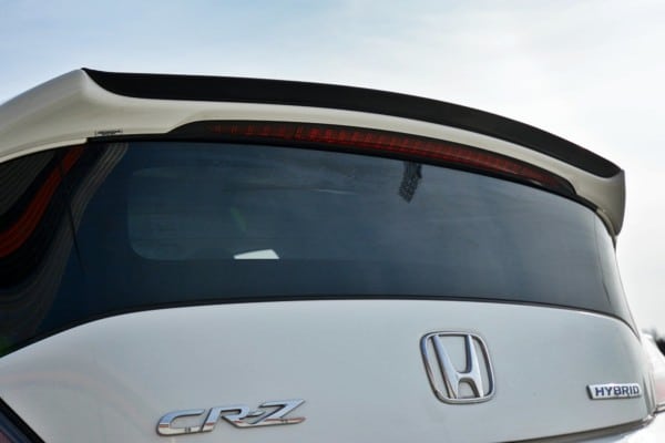 MAXTON DESIGN - Predlženie spoilera HONDA CR-Z , Čierny lesk