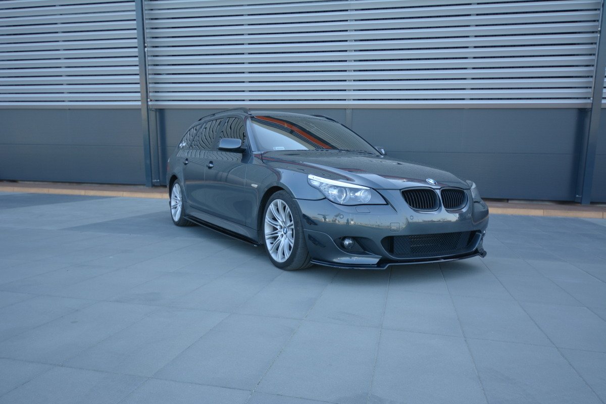 MAXTON DESIGN - Spoiler pod Predný náraznik for vhodné pre BMW 5 E60/61 M-PACK , Čierny lesk – Obrázok 6