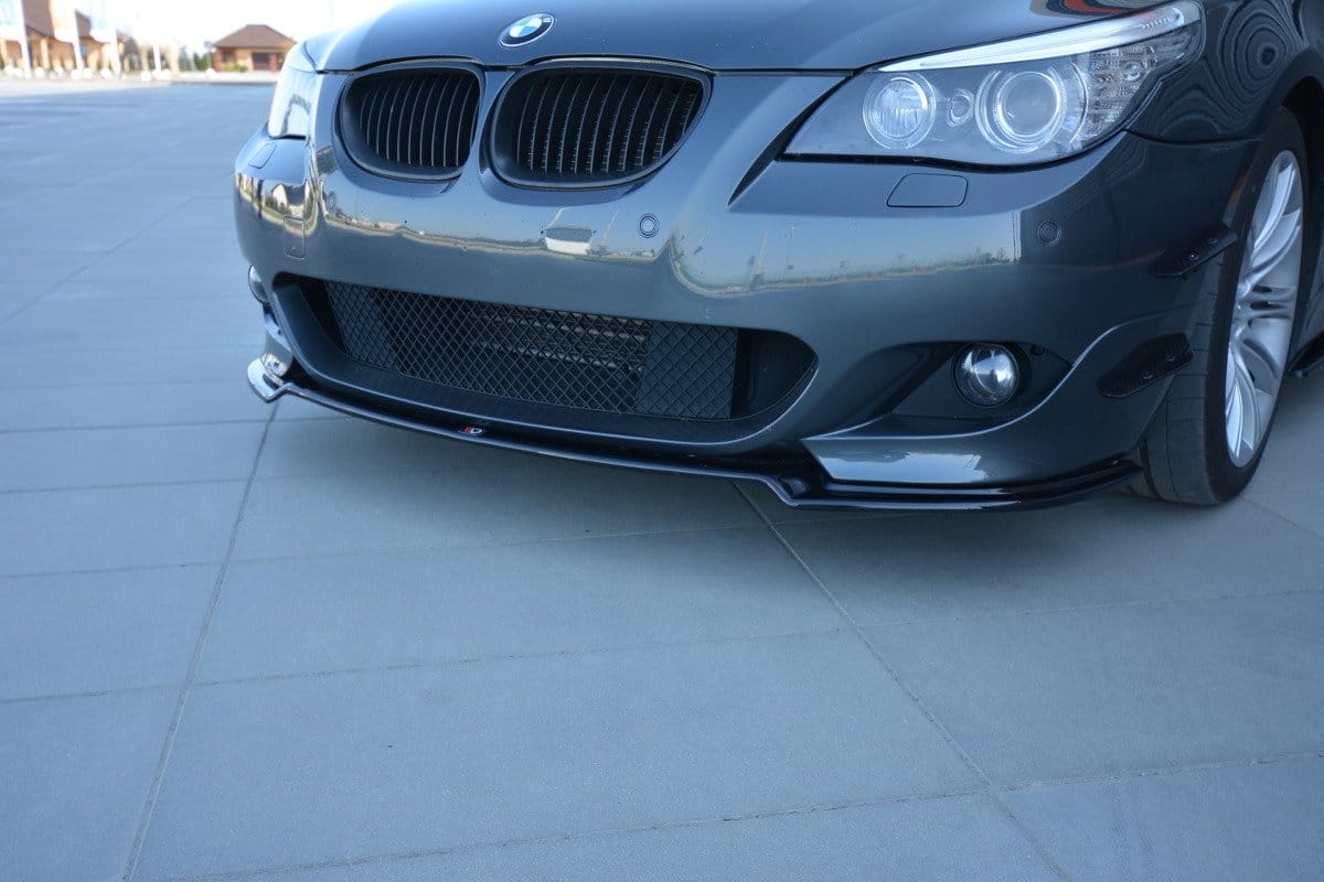 MAXTON DESIGN - Spoiler pod Predný náraznik for vhodné pre BMW 5 E60/61 M-PACK , Čierny lesk – Obrázok 5