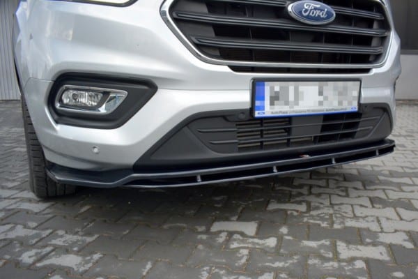 MAXTON DESIGN - Spoiler pod Predný náraznik   Ford Transit Custom Mk.1 FL , Čierny lesk – Obrázok 2