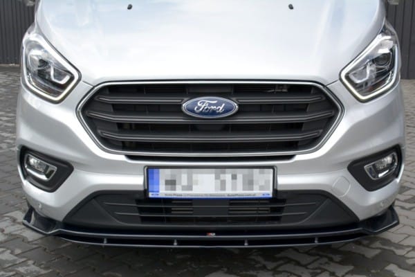 MAXTON DESIGN - Spoiler pod Predný náraznik   Ford Transit Custom Mk.1 FL , Čierny lesk – Obrázok 4