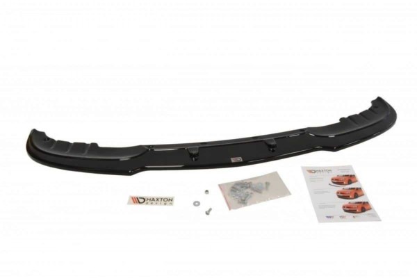 MAXTON DESIGN - Spoiler pod Predný náraznik   vhodné pre BMW 5 GT F07 , Čierny lesk