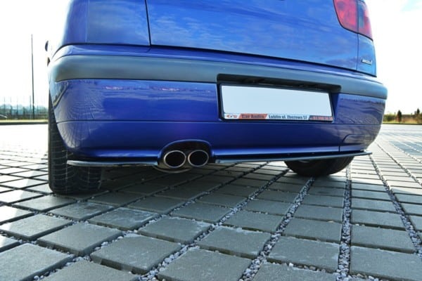 MAXTON DESIGN - Bočné difúzory zadného náraznika SEAT IBIZA MK2 FACELIFT CUPRA , Čierny lesk
