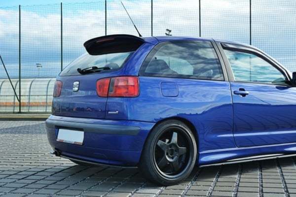 MAXTON DESIGN - Bočné difúzory zadného náraznika SEAT IBIZA MK2 FACELIFT CUPRA , Čierny lesk – Obrázok 2