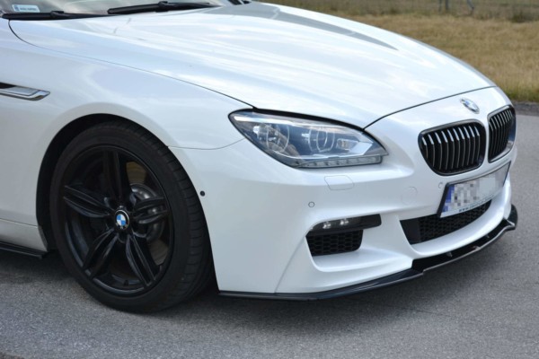 MAXTON DESIGN - Spoiler pod Predný náraznik for vhodné pre BMW 6 Gran CoupĂ© MPACK , Čierny lesk – Obrázok 7