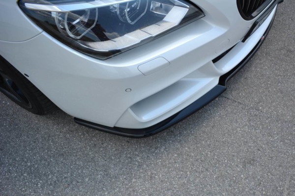 MAXTON DESIGN - Spoiler pod Predný náraznik for vhodné pre BMW 6 Gran CoupĂ© MPACK , Čierny lesk – Obrázok 8
