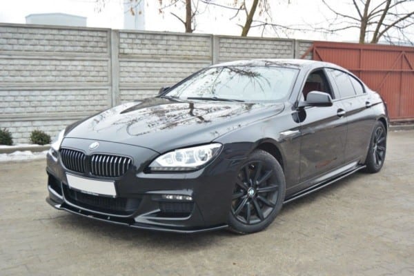 MAXTON DESIGN - Spoiler pod Predný náraznik for vhodné pre BMW 6 Gran CoupĂ© MPACK , Čierny lesk – Obrázok 4