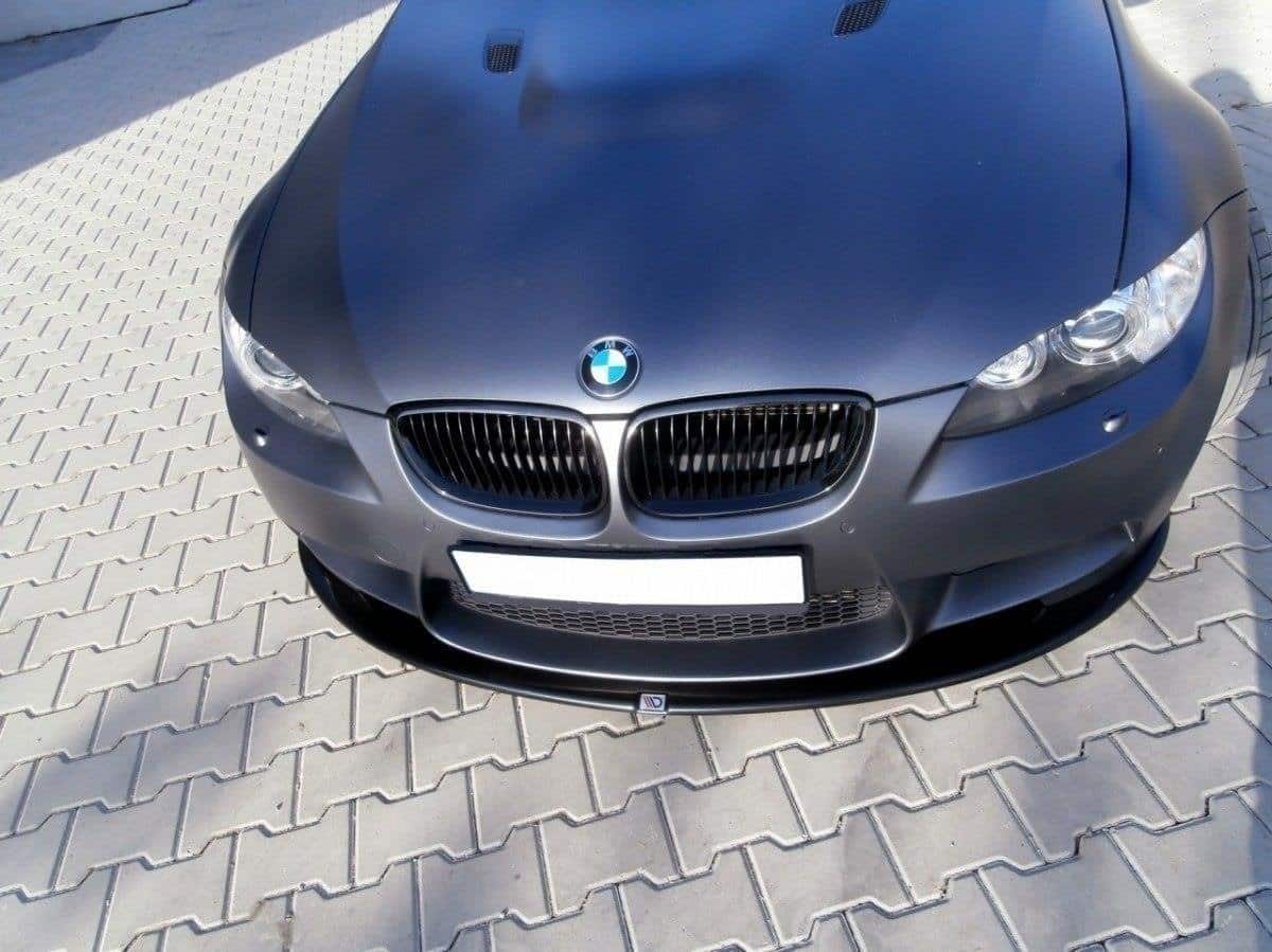 MAXTON DESIGN - Spoiler pod Predný náraznik vhodné pre BMW M3 E92 / E93 (PREFACE MODEL) , Čierny lesk – Obrázok 2