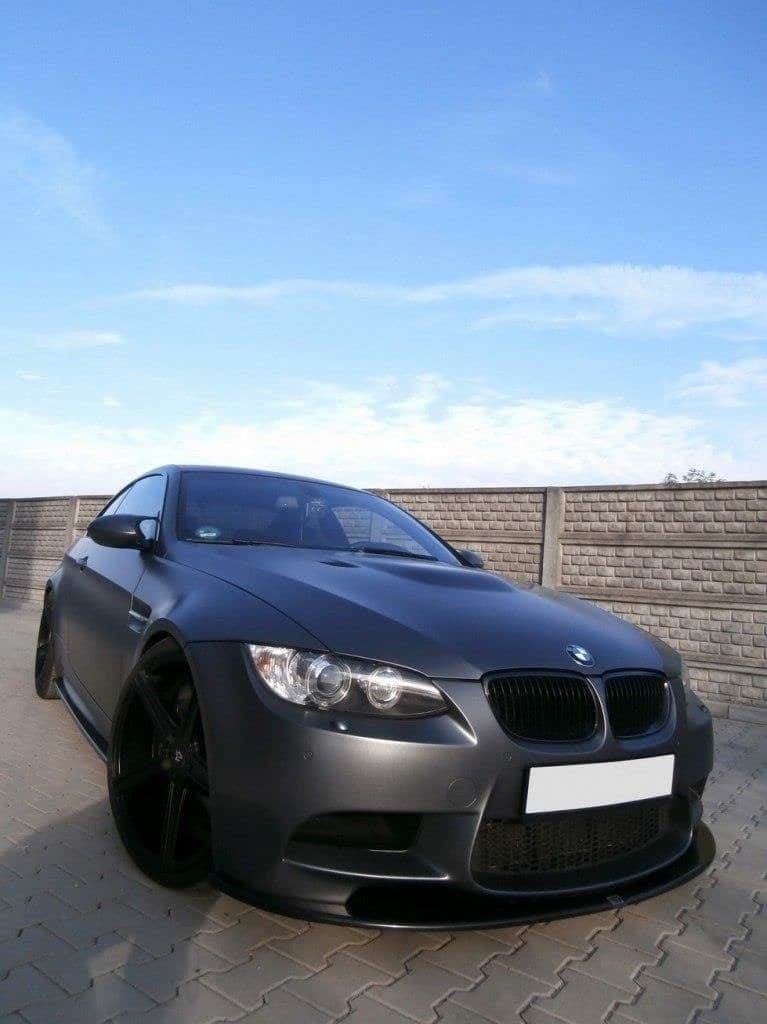 MAXTON DESIGN - Spoiler pod Predný náraznik vhodné pre BMW M3 E92 / E93 (PREFACE MODEL) , Čierny lesk – Obrázok 3