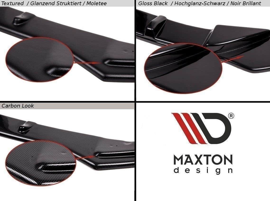 MAXTON DESIGN - Spoiler pod Predný náraznik vhodné pre BMW M3 E92 / E93 (PREFACE MODEL) , Čierny lesk – Obrázok 7