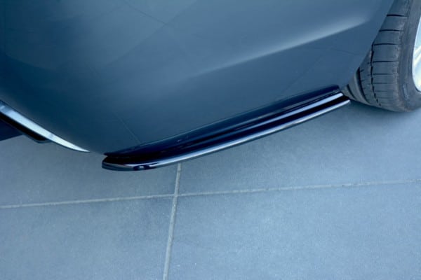 MAXTON DESIGN - Bočné difúzory zadného náraznika for vhodné pre BMW 5 E60/E61 M-PACK , Čierny lesk – Obrázok 2