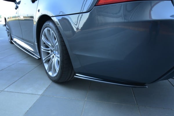 MAXTON DESIGN - Bočné difúzory zadného náraznika for vhodné pre BMW 5 E60/E61 M-PACK , Čierny lesk – Obrázok 5