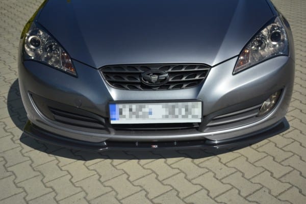 MAXTON DESIGN - Spoiler pod Predný náraznik   HYUNDAI GENESIS COUPĂ‰ MK.1 , Čierny lesk – Obrázok 2