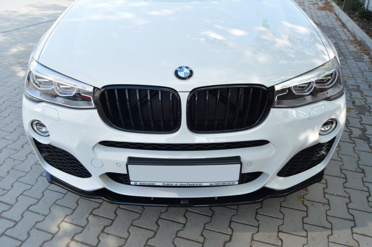 MAXTON DESIGN - Spoiler pod Predný náraznik for vhodné pre BMW X4 M-PACK , Čierny lesk – Obrázok 3