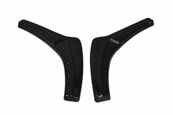 MAXTON DESIGN - Bočné difúzory zadného náraznika V.2 vhodné pre BMW 1Â F20/F21 M-POWER FACELIFT , Čierny lesk