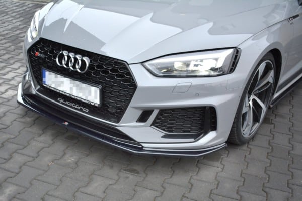 MAXTON DESIGN - Spoiler pod Predný náraznik V.2 Audi RS5 F5 Coupe / Sportback , Čierny lesk – Obrázok 5
