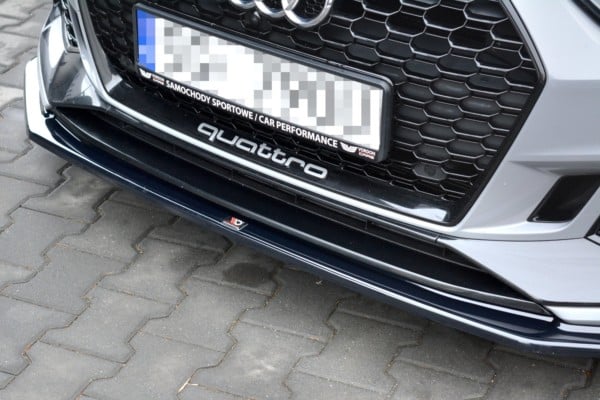 MAXTON DESIGN - Spoiler pod Predný náraznik V.2 Audi RS5 F5 Coupe / Sportback , Čierny lesk – Obrázok 3