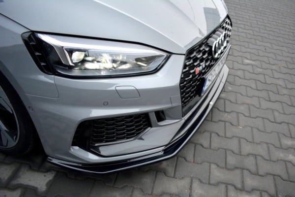 MAXTON DESIGN - Spoiler pod Predný náraznik V.2 Audi RS5 F5 Coupe / Sportback , Čierny lesk – Obrázok 4