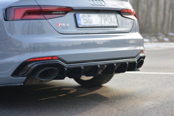 MAXTON DESIGN - Difúzor zadného náraznika  Audi RS5 F5 Coupe / Sportback , Čierny lesk – Obrázok 2