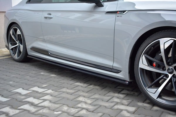 MAXTON DESIGN - Lišty pod prahy Audi RS5 F5 Coupe , Čierny lesk – Obrázok 2