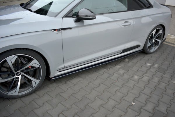 MAXTON DESIGN - Lišty pod prahy Audi RS5 F5 Coupe , Čierny lesk – Obrázok 4