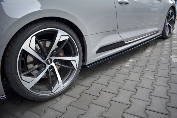 MAXTON DESIGN - Lišty pod prahy Audi RS5 F5 Coupe , Čierny lesk – Obrázok 3
