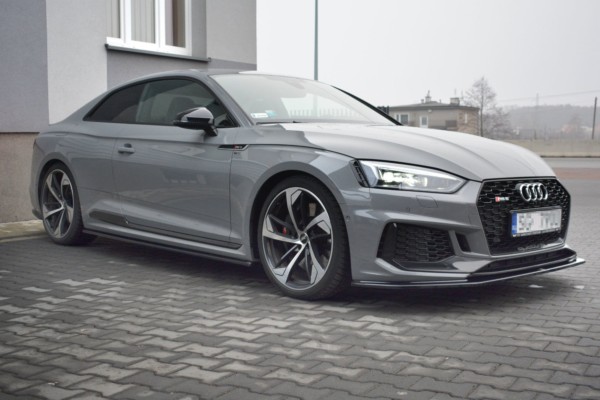 MAXTON DESIGN - Lišty pod prahy Audi RS5 F5 Coupe , Čierny lesk – Obrázok 5