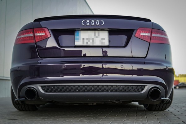 MAXTON DESIGN - Predlženie spoilera  Audi A6 S-Line C6 FL Sedan , Čierny lesk – Obrázok 6