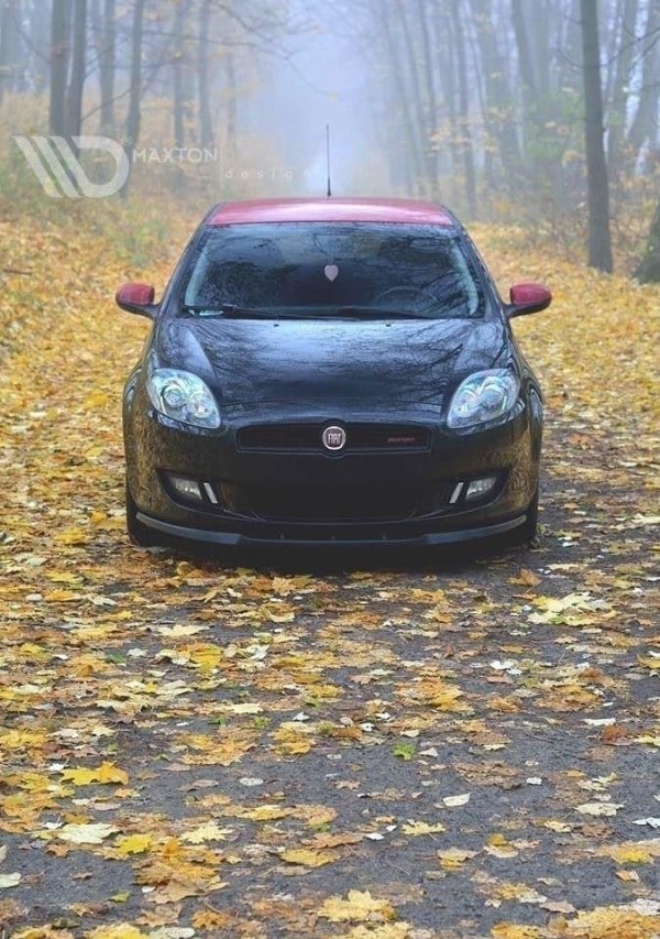MAXTON DESIGN - Spoiler pod Predný náraznik   FIAT BRAVO II , Čierny lesk – Obrázok 3