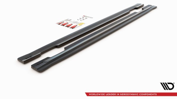 MAXTON DESIGN - Lišty pod prahy MERCEDES-BENZ GLA 45 AMG SUV (X156) PREFACE , Čierny lesk – Obrázok 7