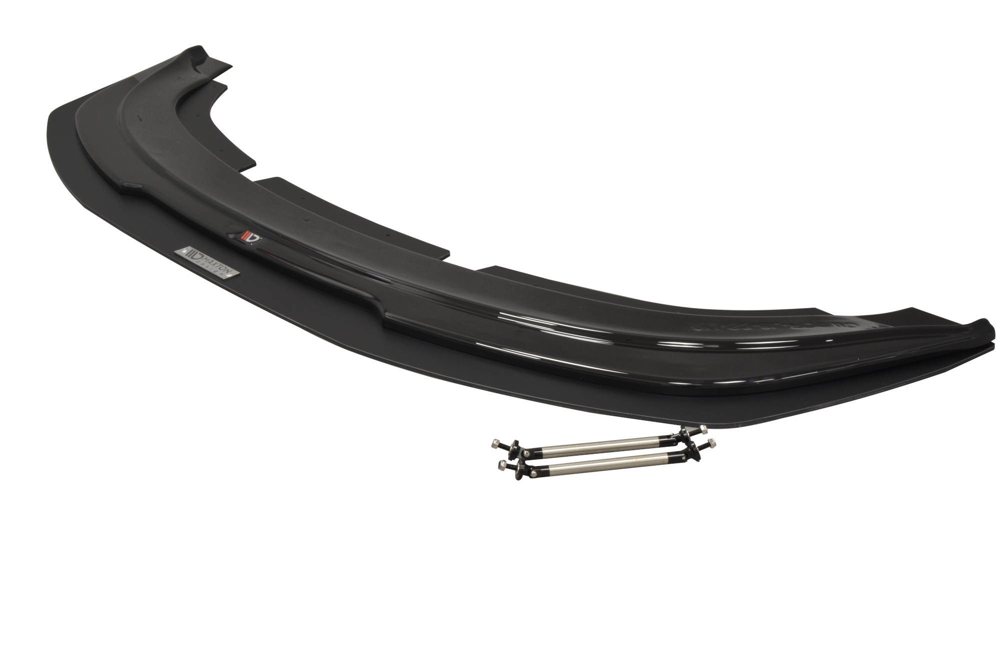 MAXTON DESIGN - HYBRID Spoiler pod Predný náraznik AUDI S3 8L , ABS+Čierny lesk