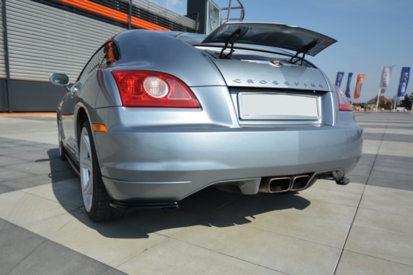 MAXTON DESIGN - Bočné difúzory zadného náraznika CHRYSLER CROSSFIRE , Čierny lesk