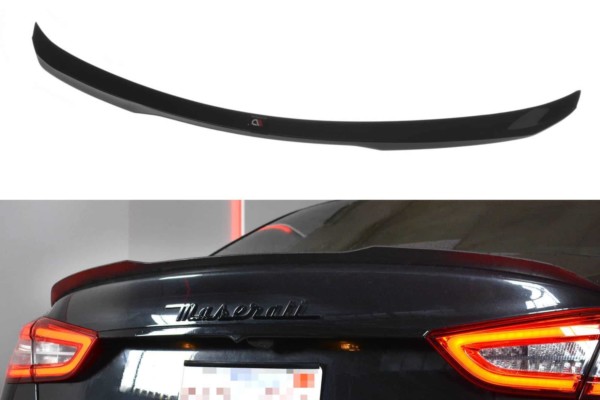 MAXTON DESIGN - Predlženie spoilera MASERATI QUATTROPORTE MK.6 PREFACE , Čierny lesk 
Maxton ABS CAP