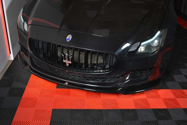 MAXTON DESIGN - Spoiler pod Predný náraznik   MASERATI QUATTROPORTE MK.6 PREFACE , Čierny lesk – Obrázok 2
